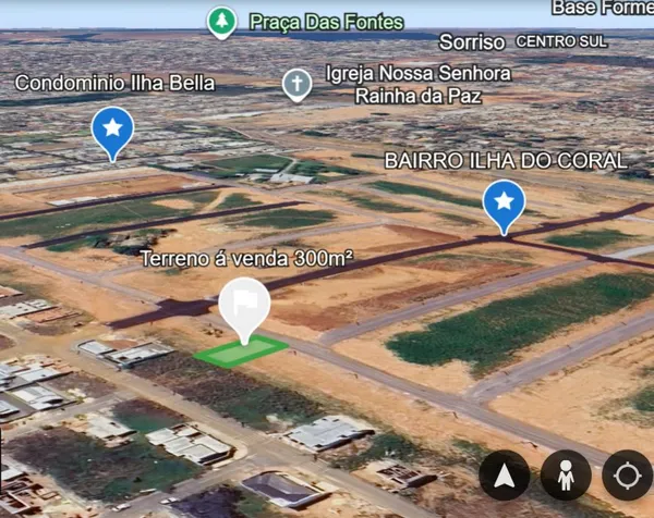 TERRENO Á VENDA - BR ILHA DO CORAL