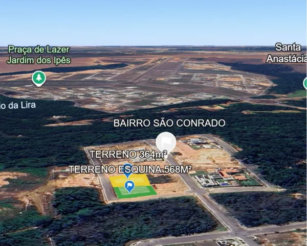 TERRENO Á VENDA - "ESQUINA" - BR. SÃO CONRADO