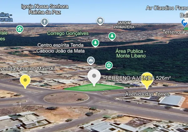 TERRENO Á VENDA - BR MONTE LIBANO